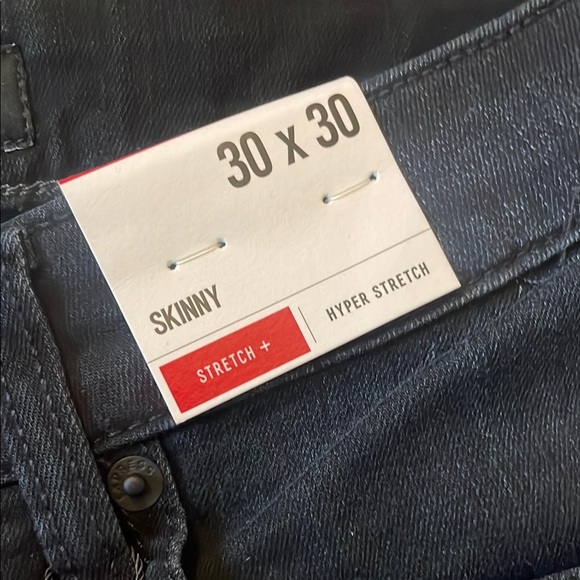 NWT Express hyper stretch Dark Blue Jeans - Picture 4 of 7